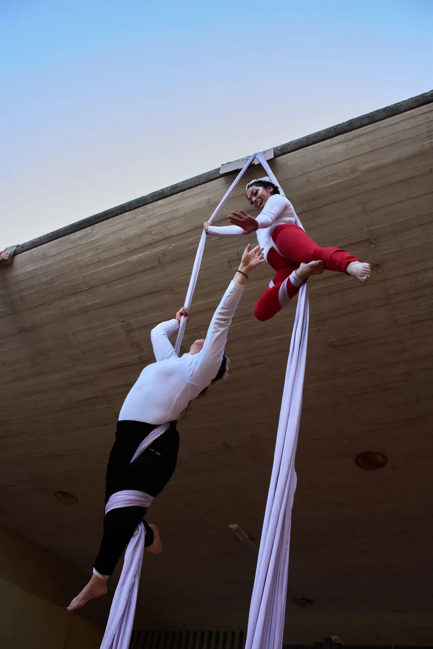 Telas al aire libre — Artista de telas